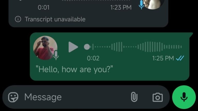 How to Use WhatsApp&;s Voice Message Transcripts